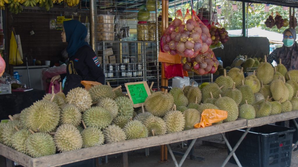 Image of durian roadstall